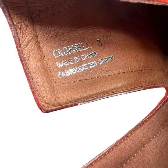 JEFFREY CAMPBELL for FP Comwell Ankle Boots in Rust Women's Size 8 - Picture 13 of 16